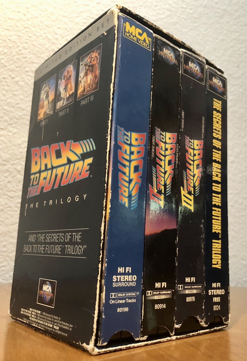 ✓Back To The Future VHS Trilogy Box Set Filming Secrets
