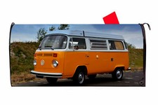 Old Vw Van 6 Vinyl Magnetic Mailbox Cover Made In The Usa Old Vw Van 6 Vinyl Magnetic Mailbox Cover Made In The Usa