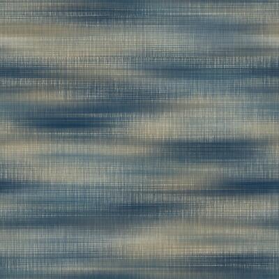 Horizon Textured Wallpaper 194101 Blue Beige Abstract Gradient Fabric Grandeco