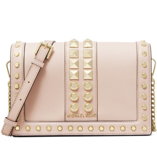 Flap Chain Leather Crossbody Bag 