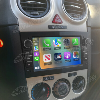 Android15 Apple Carplay Autoradio GPS Für Opel Astra H Corsa C D Vectra Zafira B
