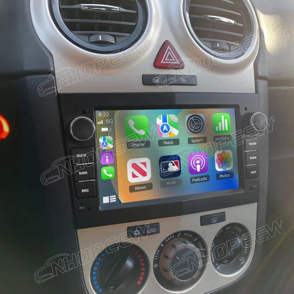 NHOPEEW Android15 Apple Carplay Autoradio GPS Für Opel Astra H Corsa C D Vectra Zafira B