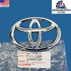 GENUINE OEM TOYOTA TUNDRA SEQUOIA CHROME FRONT GRILLE LOGO EMBLEM 75311-0C030