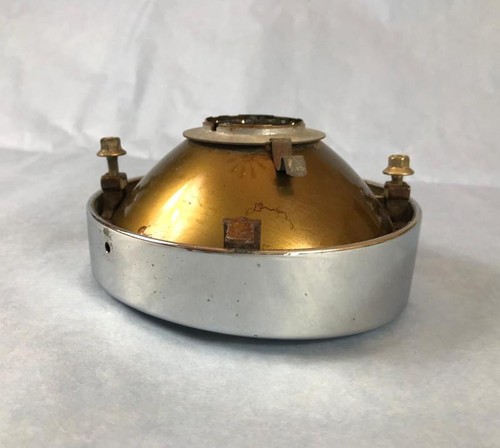 FIAT 500 F,L,R HEADLAMP Carello W/ FRAME faro Carello con cornice ORIGINAL NOS! - Foto 9 di 11
