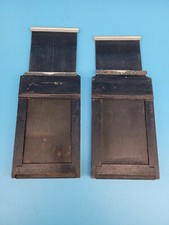 Two 2 Vintage Graflex Wooden Film Holder 2 1/4 3 1/4 as is
