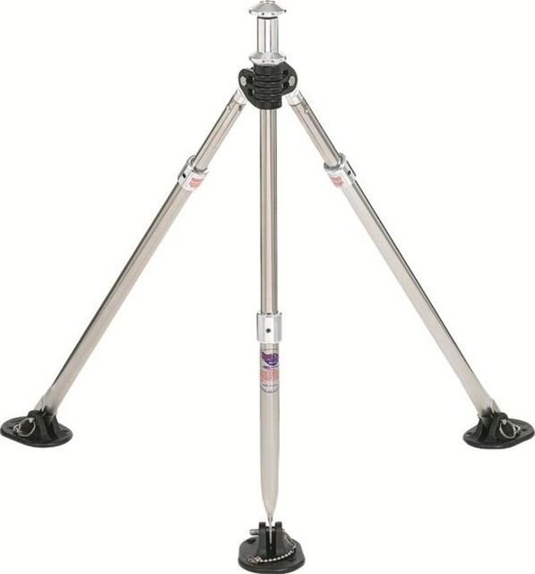 Attwood Swivleze Adjustable Height 2833 Ski Pylon Stainless Steel