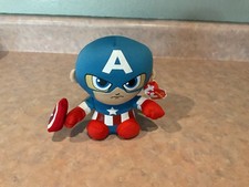 Captain America Marvel Superhero 6" - "Ty" - Plush Stuffed 2022