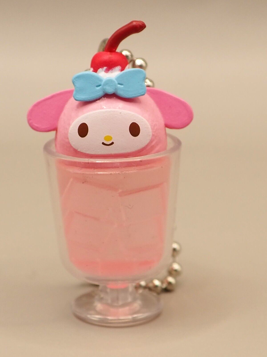 My Melody Sanrio Cafe Cream Soda Miniature Mascot Keychain Japan