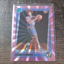 2021-22 Panini Donruss Miles McBride Rated Rookie #224 Pink Holo Laser- New York