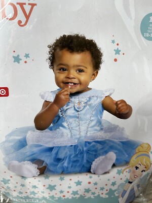 Cinderella Dress Newborn Disney Princess Dress Baby Disney Princess  Cinderella Halloween Costume Dress Sizes 12M