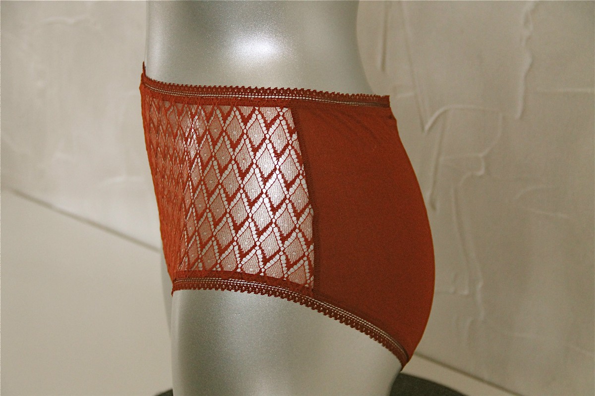 Culotte Dentelle En Soie Marine ERES Dizzie Swing - Taille 44 - Neuf Avec étiquettes - Thème Nautique