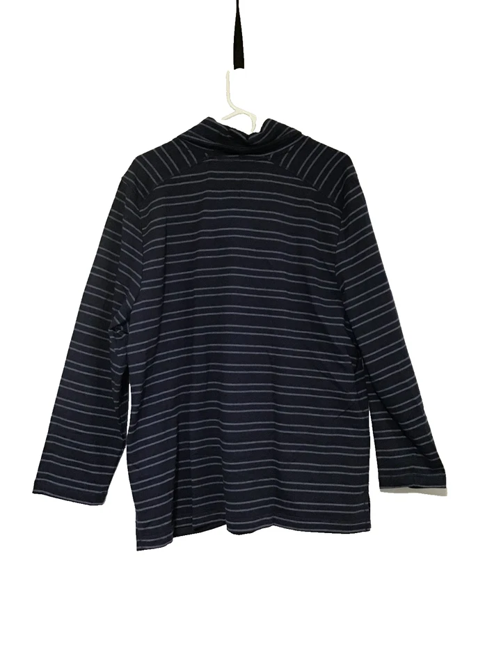 Sudadera deportiva Laura Scott para mujer XXL azul cuello embudo viaje informal modesta Foto 4 de 4