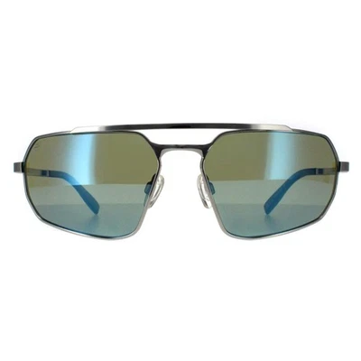 Lunettes Serengeti Hinkley SS570006 Argent Brillant Saturn 555nm Bleu Polarisé - Photo 1/4