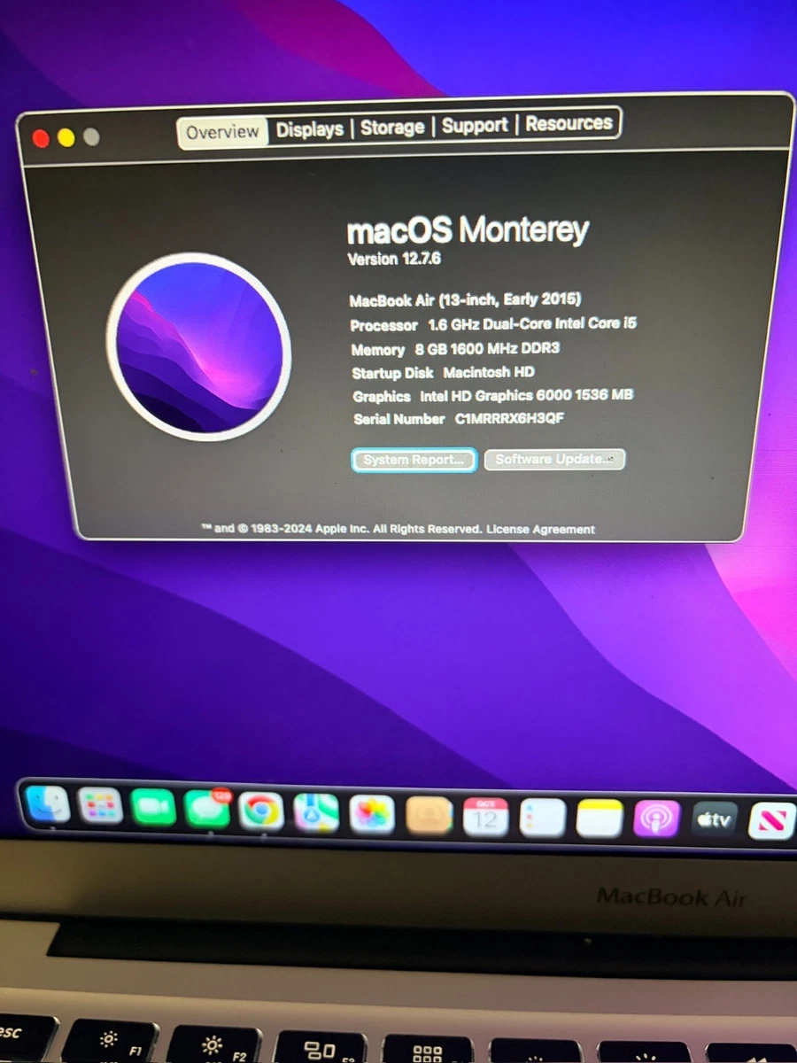 Apple MacBook Air 13 in 2015 for sale | eBay