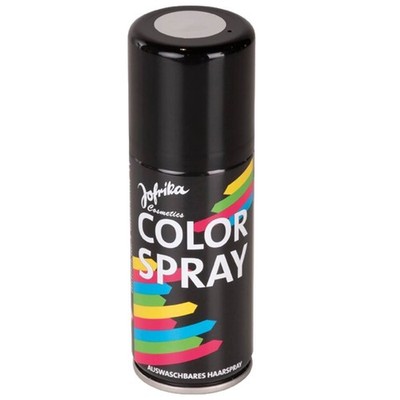 100ml Haarspray SILBER Colorspray bunte Haarfarbe Karneval auswaschbar Fasching
