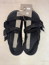 Chaco Lowdown Slide Size 7 US Women's Sports Sandals Black JCH108086