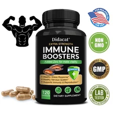 Immune Boosters Extra Strength for Men Vitality Supports Stress & Reproduction