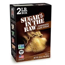 Sugar in the Raw Granulated Turbinado Cane Sugar, No Added Flavors or Erythritol