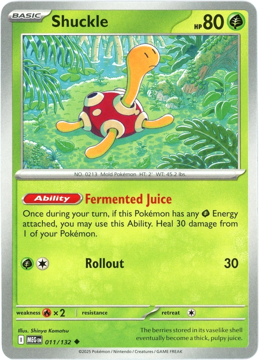 Pokemon - Shuckle 011/132 - Mega Evolution - NM/M
