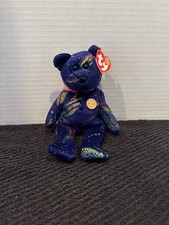 Ty Beanie Baby of the Month Comet Bear 2003 November BBOM Plush