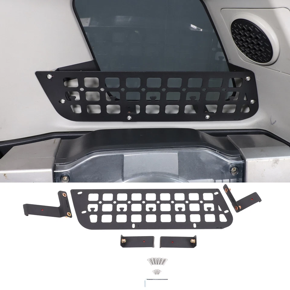 Trunk Right Side Window Storage Fence Molle Panel For Toyota FJ Cruiser 2007-21 — 第 2/4 张图片