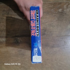 NES Crash 'N The Boys Street Challenge Box, Manual, & Cartridge Case - NO GAME