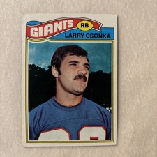 1977 Topps Football / New York Giants / Larry Csonka #505 — EX