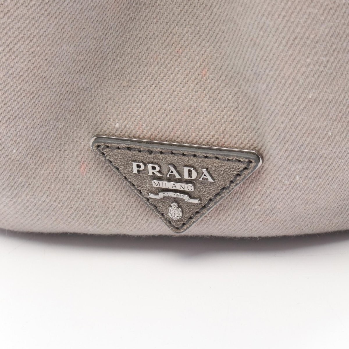 Prada DENIM CANAPA Canapa Mini  PRADA Denim Tote Bag Denim Canvas Used Ladies fr thumbnail 5