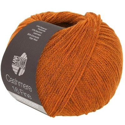 Wolle Kreativ! Lana Grossa - Cashmere 16 Fine - Fb. 56 cognac 50 g