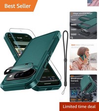 Stylish Dark Green Full Body Case for Google Pixel 10/10 Pro - Military Grade