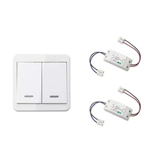 1 Set 433MHz Wireless Remote Control Light Switch Kit Accessories AC90V-260V