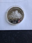 CIVIL WAR BOMBARDMENT OF FORT SUMTER 2000 LIBERIA 999 SILVER COIN $20 RARE
