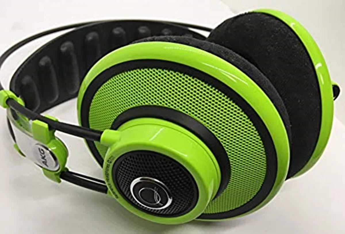 AKG Q 701 Headphone open type green Q 701 GRN genuine JAPAN USED