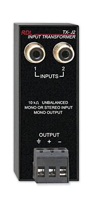 RDL Unbalanced Input Transformer (TX-J2)