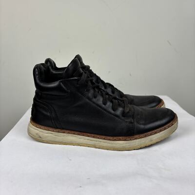 John Varvatos Star USA Leather High Top Sneakers Shoes Men