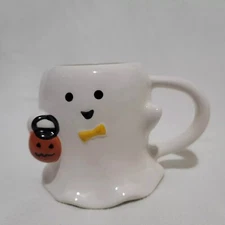 Hyde and Eek Boutique Halloween Ghost Figural Coffee Mug 15.7 oz 2024 New