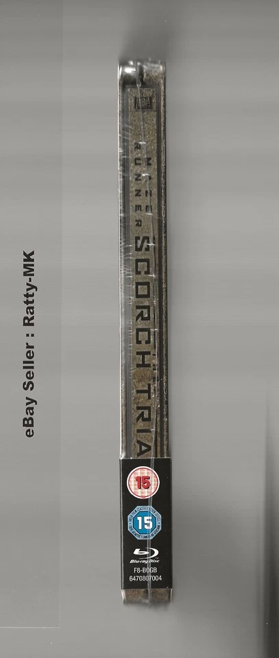 MAZE RUNNER : THE SCORCH TRIALS - UK EXCLUSIVE BLU RAY STEELBOOK - NEW & SEALED - Image 3 of 3