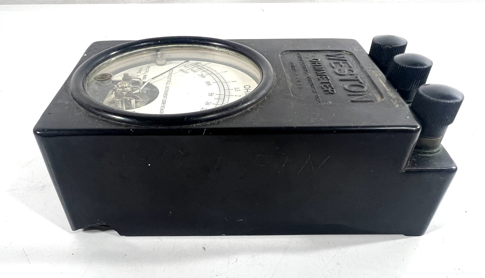 Vintage Weston 689 Type 1f Ohmmeter Electrical Tester eBay