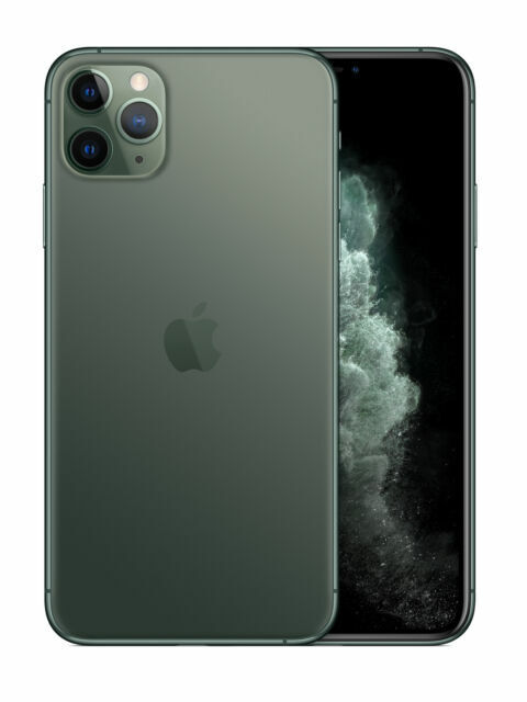 Apple iPhone 11 Pro Max - 64GB - Midnight Green (Unlocked) A2161 