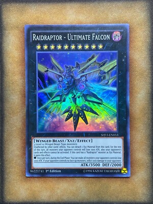 Yugioh Raidraptor - Ultimate Falcon SHVI-EN053 Super Rare 1st Ed NM