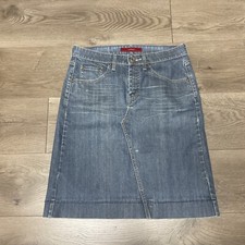 VTG Levi's Jeans Women  s 8 Knee Length Denim Stretch Skirt