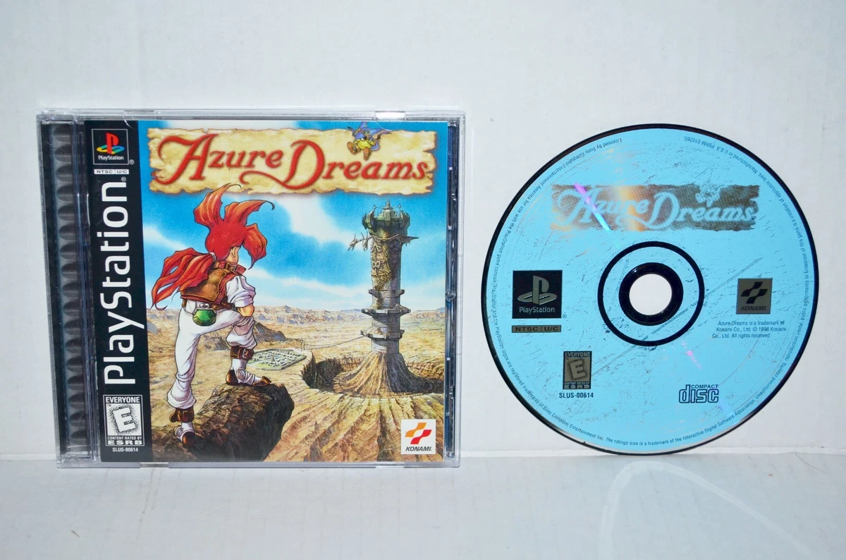 Azure Dreams Sur PlayStation 1 (PSX) - PAL FR - Complet (boîte, Notice) - État Très Bon