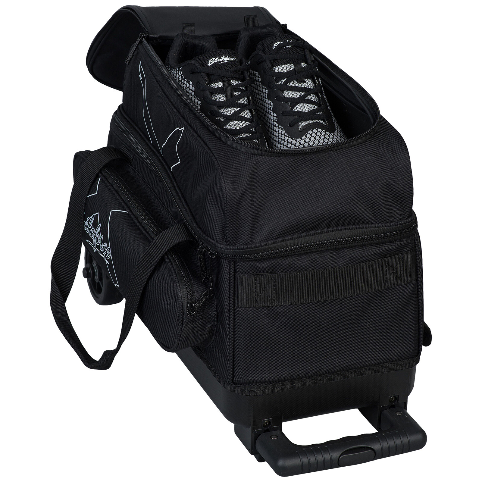 KR Strikeforce Hybrid X Black 2 Ball Roller Bowling Bag