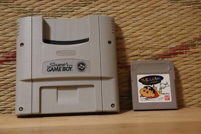 Super Game Boy Gameboy w/Crayon shin chan Nintendo Super Famicom SFC VG ...