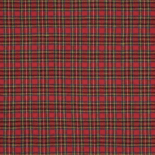 Schottenkaro rot & grün Flanell Stoff - Bild 1 von 2