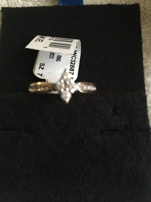 10k yellow gold diamond ring womens 7