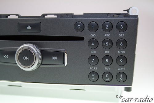 Original Mercedes W204 ZB Bedienteil Headunit CDC ECE mit 6-CD-Wechsler C GLK - Bild 5 von 8