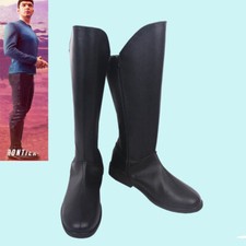 StarTrekS trange New Wor ldsSpock Cosplay Boots Shoes Custom Made
