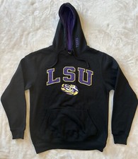 LSU Tigers Black Hoodie Men s Size S B280