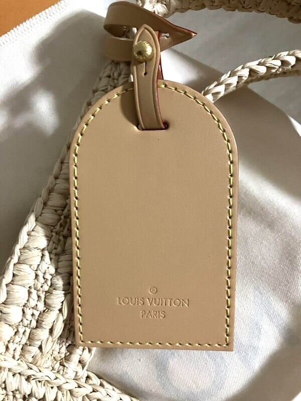 Louis Vuitton Shopper Tote Bag MM M25008 Damier Raffia Beige Louis Vuitton Shopper Tote Bag MM M25008 Damier Raffia Beige